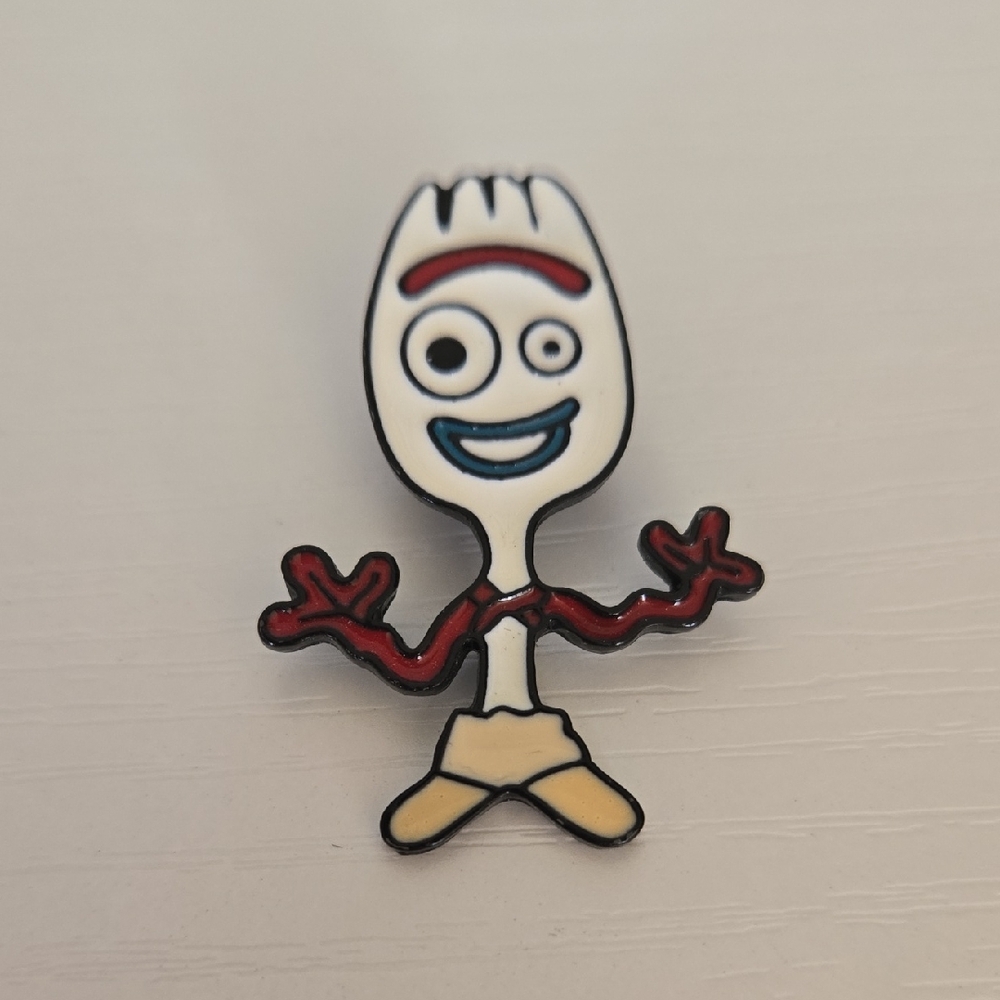 Forky Enamel Pin